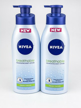 Nivea Breathable Nourishing Body Lotion Fresh Fusion 13.5oz Lot of 2 - $23.17