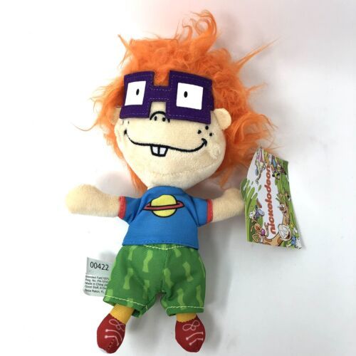 Nickelodeon Rugrats Chuckie Finster Doll Stuffed Plush 9” New - Action ...