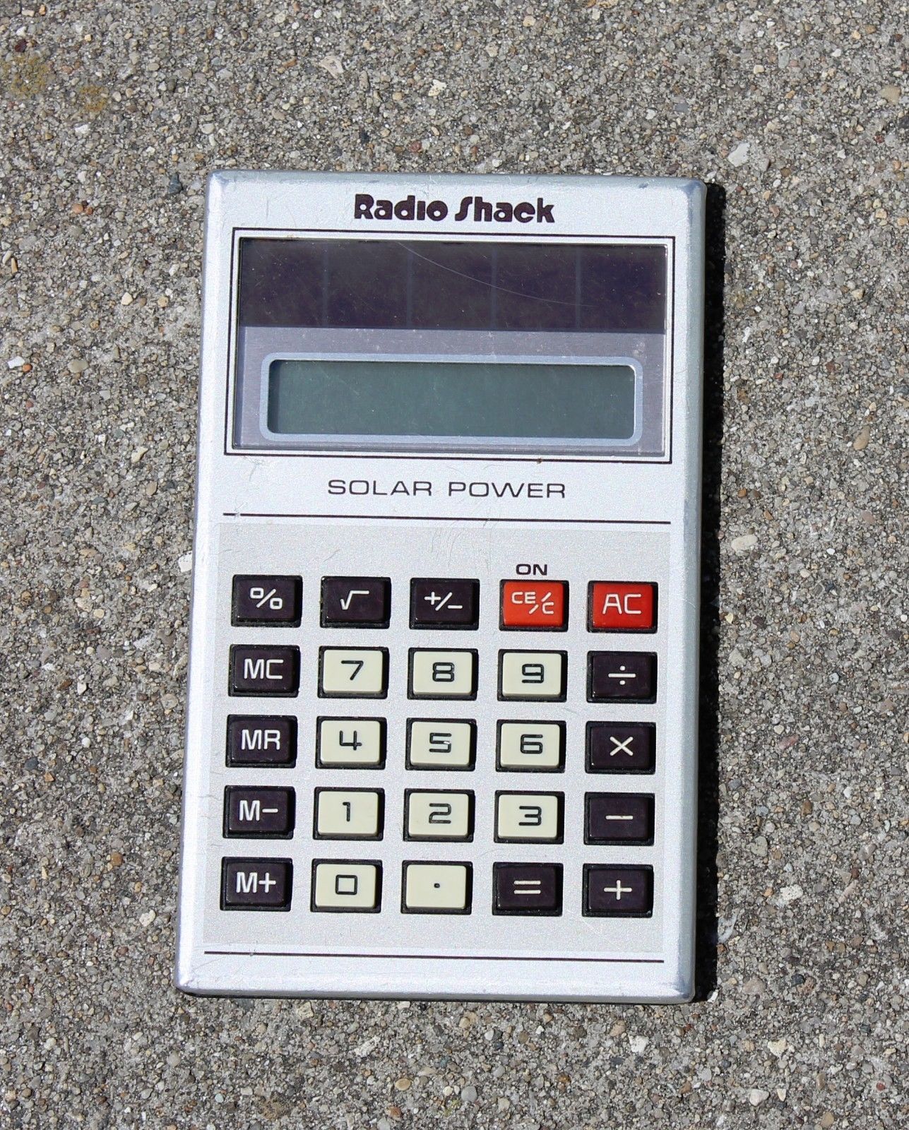 Radio Shack Tandy Corporation Pocket Solar Calculator Model 65903 EC