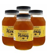 Slide Ridge Raw Honey 3 lbs Squeeze Bottle, All Natural &amp; Unfiltered 4 Pack - $99.99