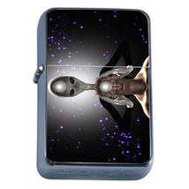 Zen Alien Em2 Flip Top Oil Lighter Wind Resistant With Case - $14.95