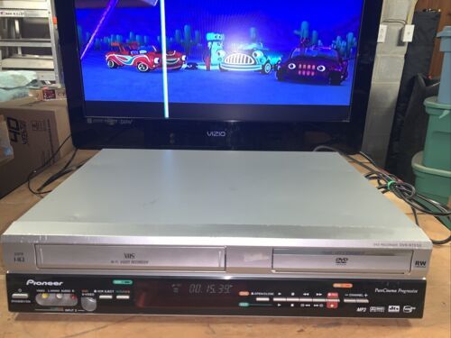 Rt500 Rx Recorder Pioneer DVR-RT500 VHS VCR DVD Recorder Combo Player No Remote Works ...