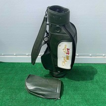 RARE 2001 VINTAGE Tiger Line 6 Way Classic Leather Style Green &amp; Cream G... - $120.94
