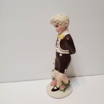 Vintage Holland Mold Figurine of Victorian Boy, Hand Painted and Signed Su'Ben image 4