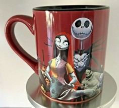 Halloween Nightmare Before Christmas Sally Jack Skeleton Coffee Mug Spooky NEW - $16.99