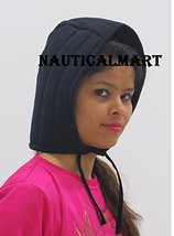Nauticalmart Brand Black Medieval Renaissance Cotton Padded Arming Cap for Helme