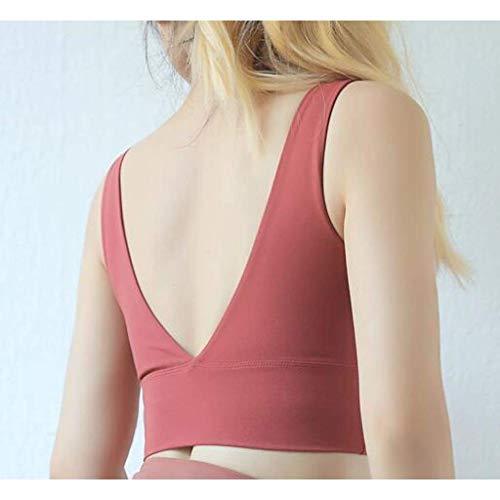 Sexy Deep-V Yoga Sports Bras Women Workout Fitness Crop Top Vest-Type Girly Area