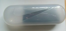 Brand New Nike Eyeglass Case Clear Hard Plastic &quot;Just Do IT&quot; W/Cloth - $14.99