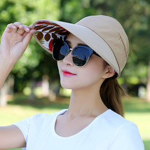 for women summer wide large brim floppy beach folding sun protection ultraviolet proof thumb200