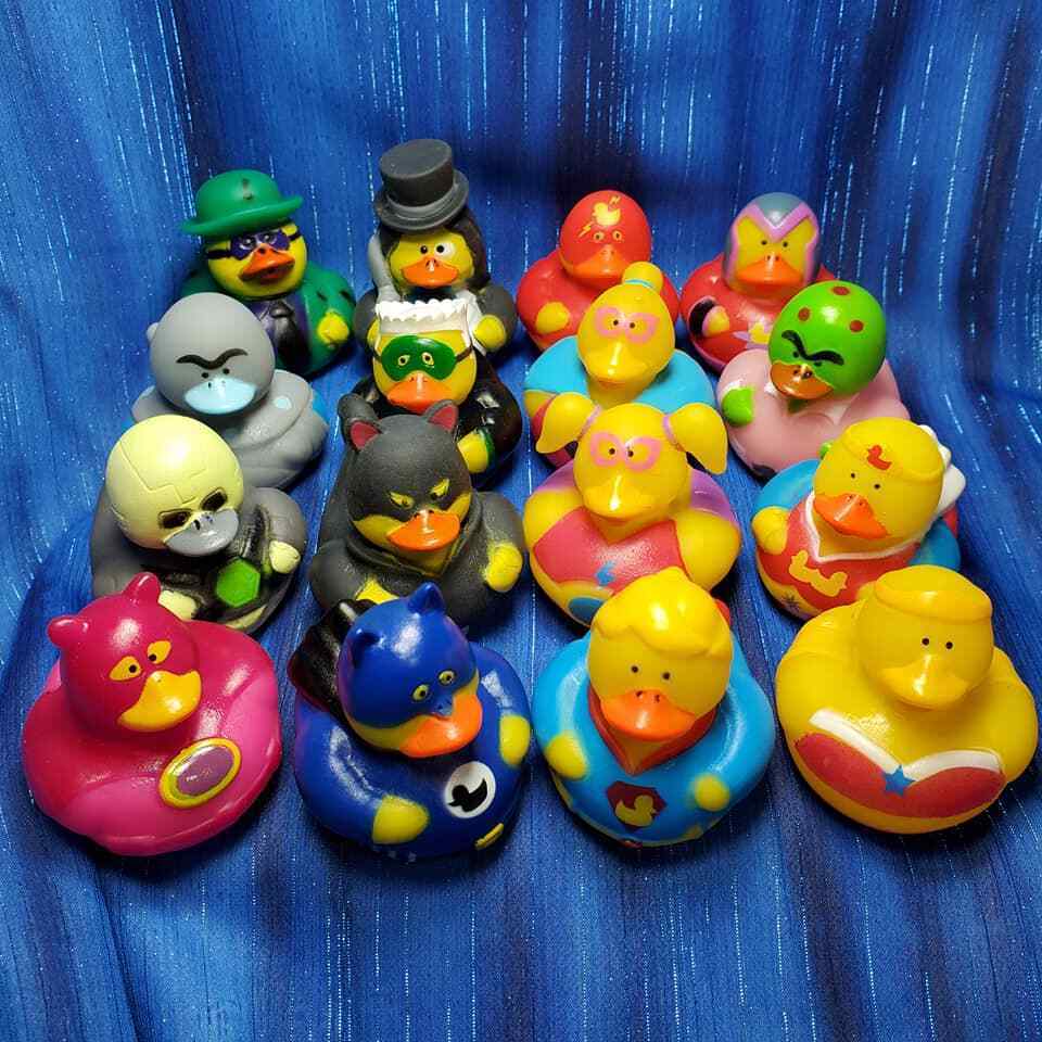 Mega Fun Pack! 16 Super Hero Superhero Villain Rubber Ducks! - TV ...