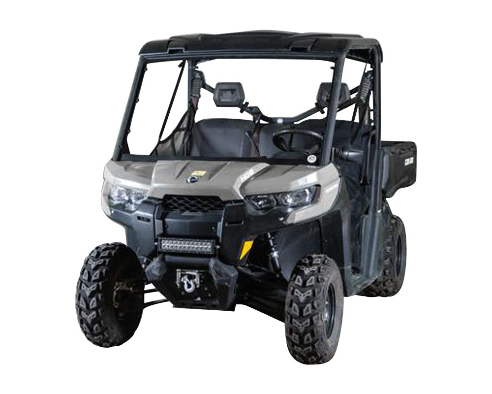 UTV CanAm Defender Full Windshield 1/4" Scratch Resistant Windshields