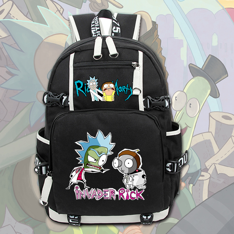Rick And Morty Unique Series Backpack Daypack Fight - Men's Accessories