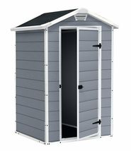 Garden Storage Shed Keter Outdoor Plastic - BBQ's and DIY tools 4x3 ft Manor Bei - $420.47