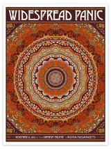Widespread Panic 2013 Boston MA Poster Print Signed Numbered Nate Duval ... - $108.39