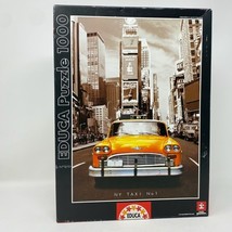 Jigsaw puzzle NYC New York City Taxi Cab EDUCA 1000 Piece #14468 - $14.85
