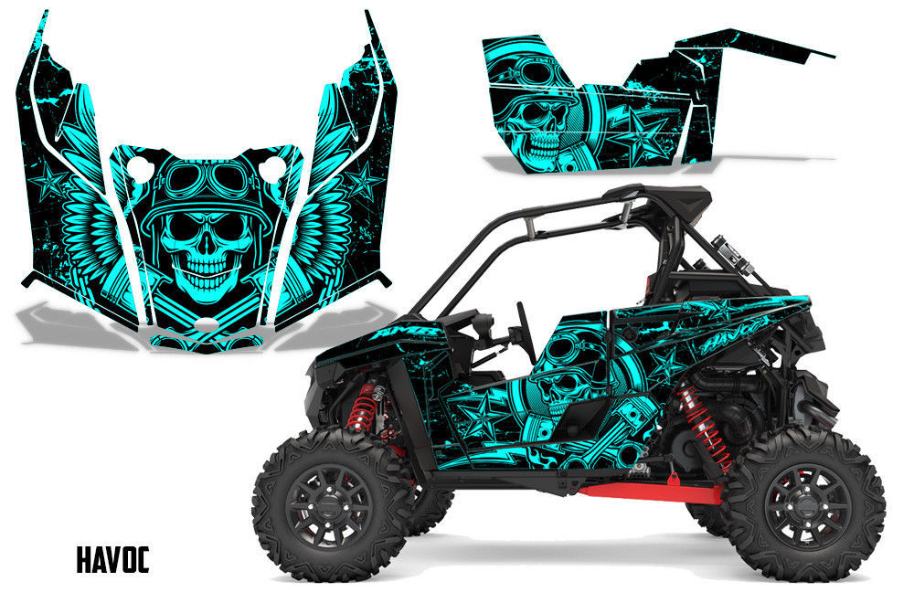 Polaris RZR RANGER 570 800 900 XP 4 GRAPHICS DECALS WRAP DOORS UTV SIDE