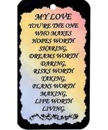 Ron&#39;s Hang Ups Inspirational Signs My Love Husband Wife Sayings Plaques ... - $6.99