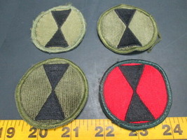 Lot of 4 Infantry Light Fighter Military Patch 3 Black/Green 1 Black/Red... - $9.99