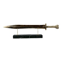 Sword of Themistocles Ancient Greek Real Bronze Metal Art Sculpture Muse... - $249.65