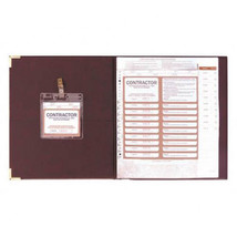 Zions Contractors Visitor Register with Site Pass - $161.90