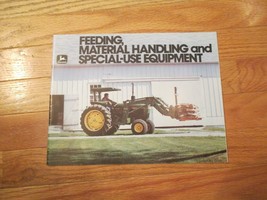 John Deere Material Handling Equipment Vintage Dealer sales brochure - $16.99
