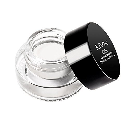 nyx cosmetics gel liner and smudger emma (white)