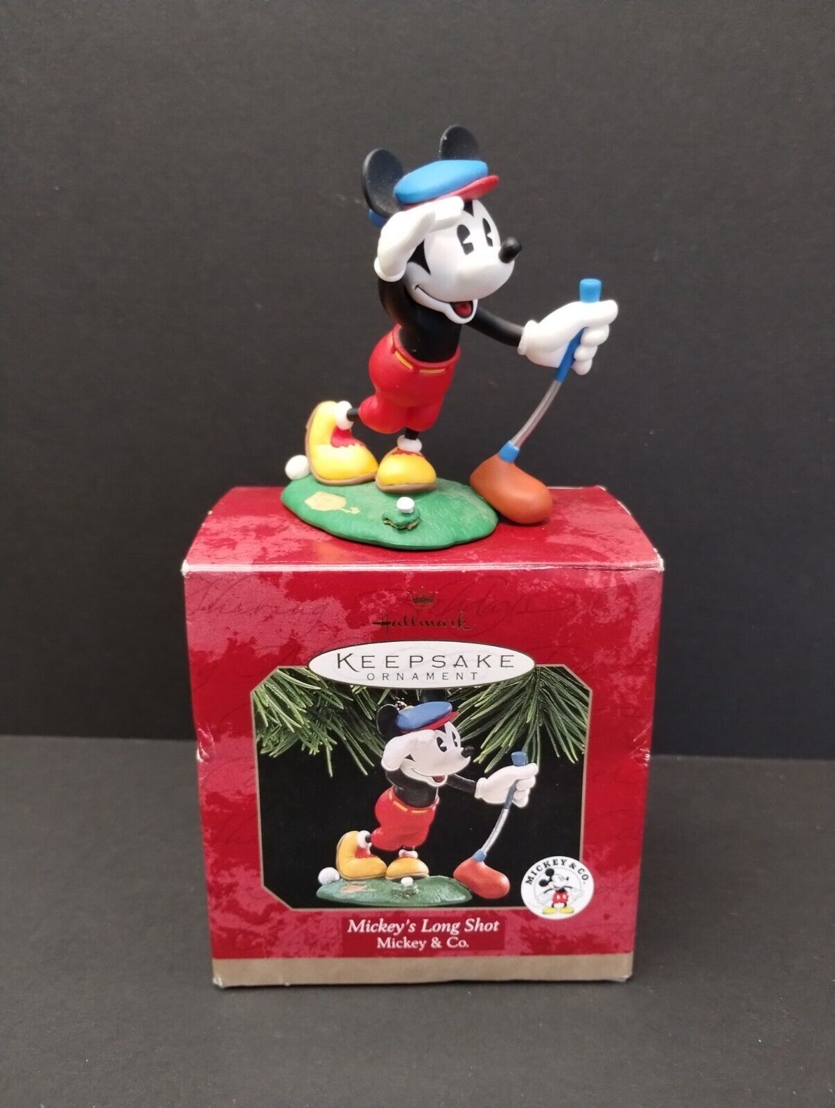 1997 Hallmark Mickey's Long Shot Disney Keepsake Ornament Mickey Mouse