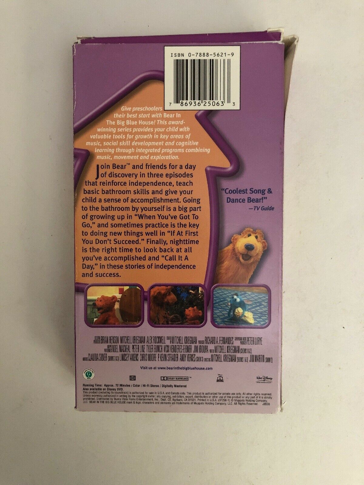 Bear In The Big Blue House VHS Collection