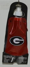 Collegiate Licensed Georgia Bulldogs Reusable Foldable Water Bottle image 1