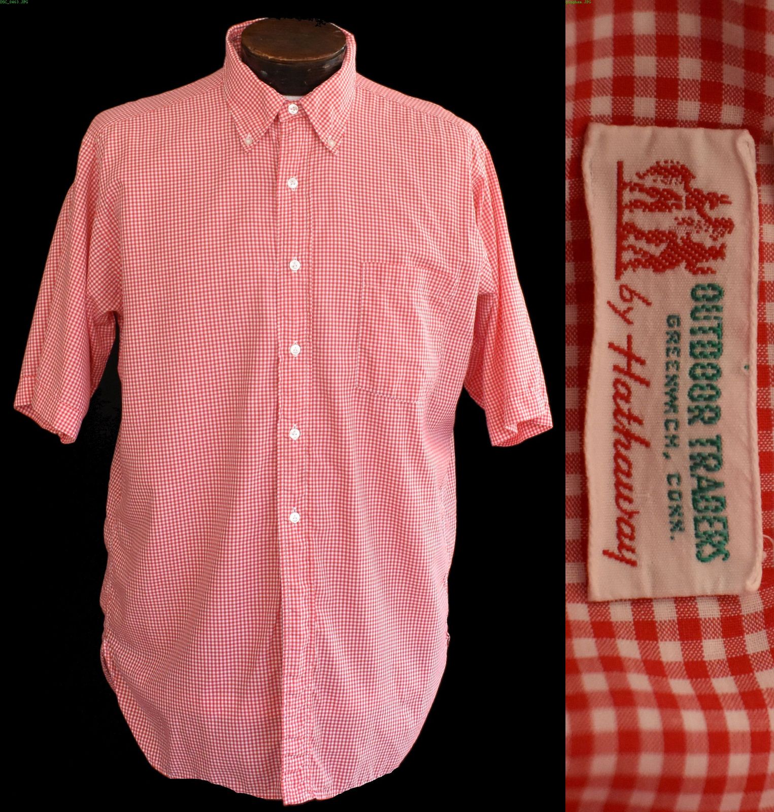 Vintage Mens Hawaiian Shirt 90s Geometric Print Lightweight Rayon Button Down Shirt Mens Size Large