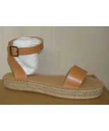  Soludos Cadiz Nude Leather Espadrille Ankle Strap Sandal Women&#39;s Size U... - $59.39