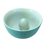 Easter Serving Bowl Centerpiece With Ceramic Egg Inside Target Threshold... - $14.69