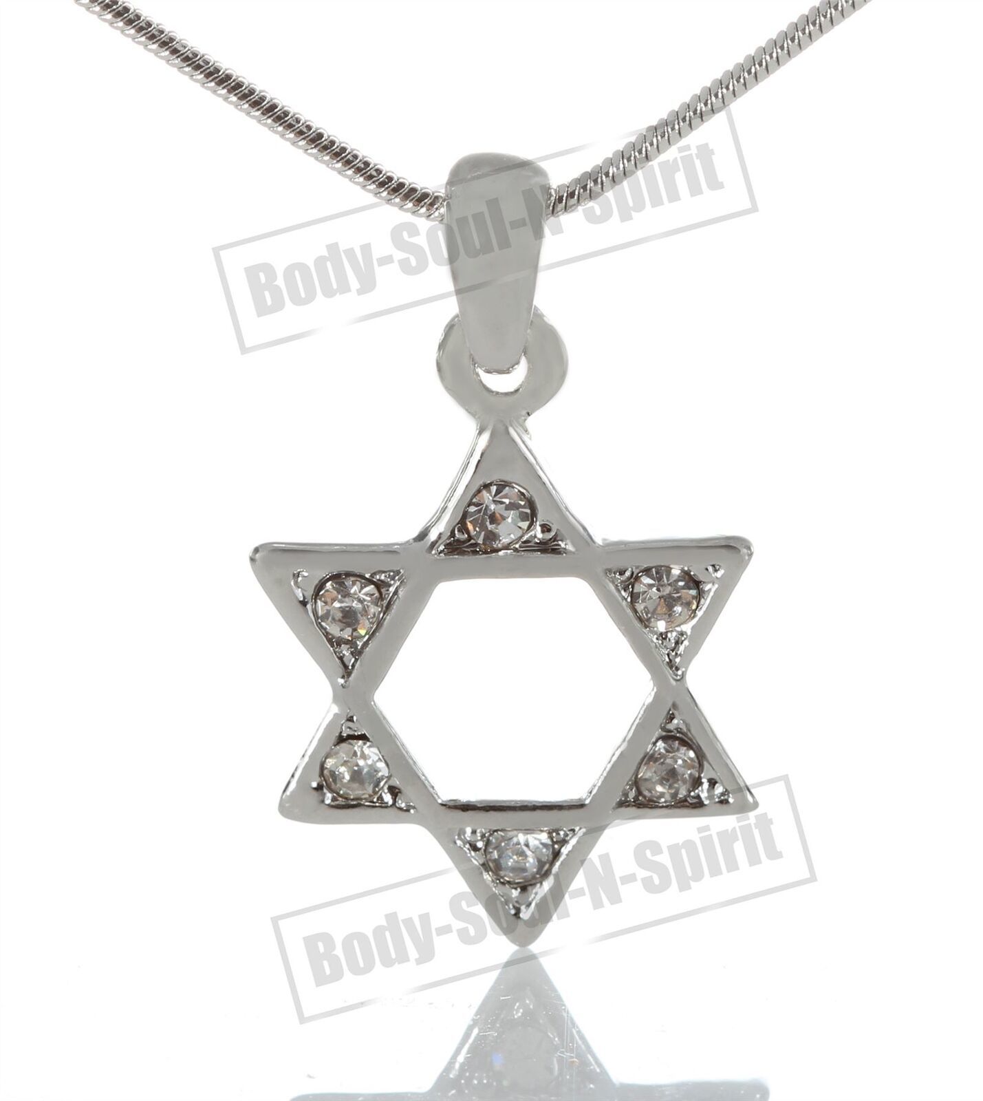 Jewish Star David Magen Lucky Success charm Pendant Necklace Kabbalah Judaica