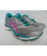 Asics Women&#39;s Gel-Cumulus 18 Athletic Running Shoe Gray Blue Pink Size 7M - $35.62