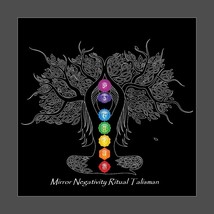 Cleanse Chakras SOUL Protection Reflect MIRROR Negative KARMA Ritual Tal... - $69.00