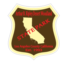 Arthur B. Ripley Desert Woodland State Park Sticker R6636 California  PICK SIZE - $1.45+