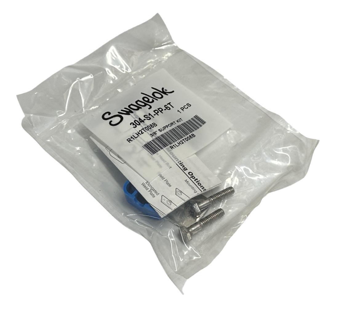 Swagelok 304S1TPP4T 1/4" Twin Bolted Plastic Clamp Tube Support Kit