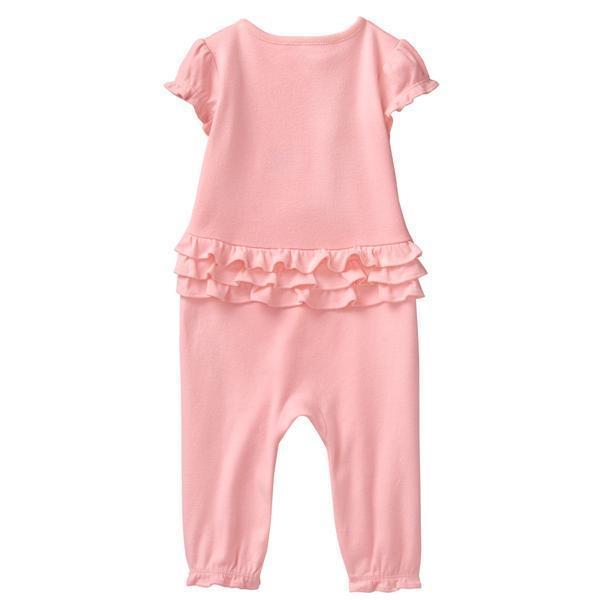 NWT Valentines Day Baby Girls Sleeveless Heart Print Bubble Romper Jumpsuit