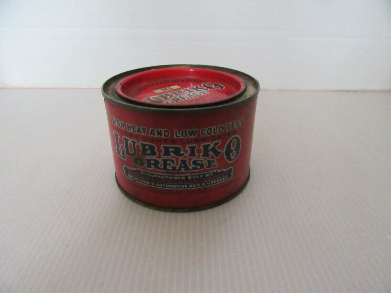 Vintage Lubriko M6 Grease Can1 lbMostly and similar items