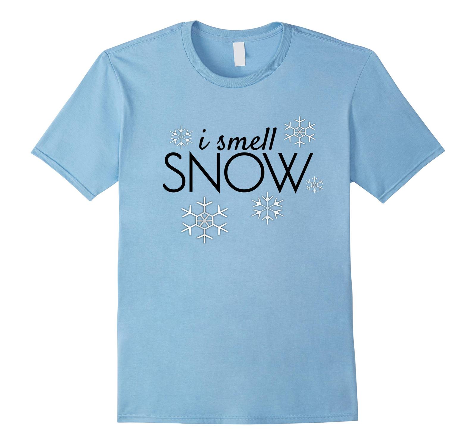 Dad Shirts - I Smell Snow T-Shirt Funny Holiday Gifts Under 20 ...