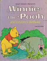 VINTAGE 1975 Disney Winnie the Pooh Eeyore's Birthday Hardcover Book