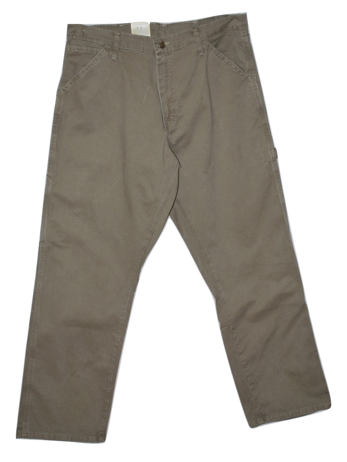 Wrangler Men's Relaxed Fit Carpenter Jeans - British Khaki 34x30 - Men ...