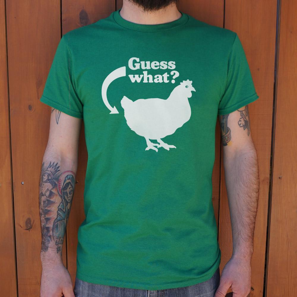 Guess What Chicken Butt Mens T Shirt T Shirts Tank Tops