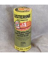 Listerine Antiseptic 32 oz Glass Bottle Factory Sealed Vintage $1 Promo  - $68.59