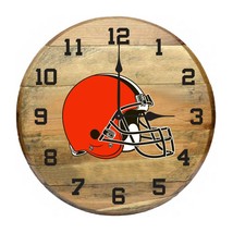 Cleveland Browns Authentic Oak Barrel 21" Clock - $273.42