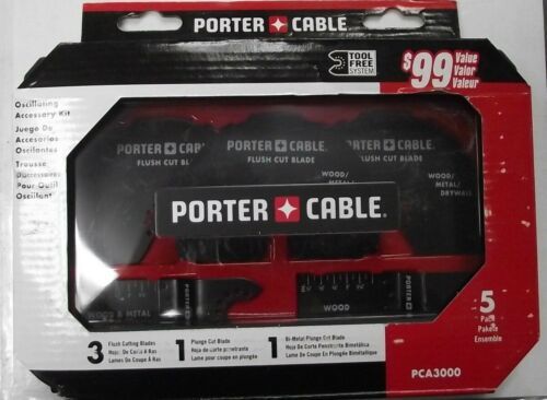 PORTER-CABLE PCA3000 5-Piece Oscillating Accessory Kit - $29.70