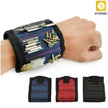 Magnetic Wristband Portable Tool Electrician Bag Wrist Belt Bracelet For... - $10.89