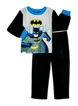 DC COMICS BATMAN Flame-Resistant Sleepwear 2 Pcs PAJAMA SET SIZE Toddler... - $9.95