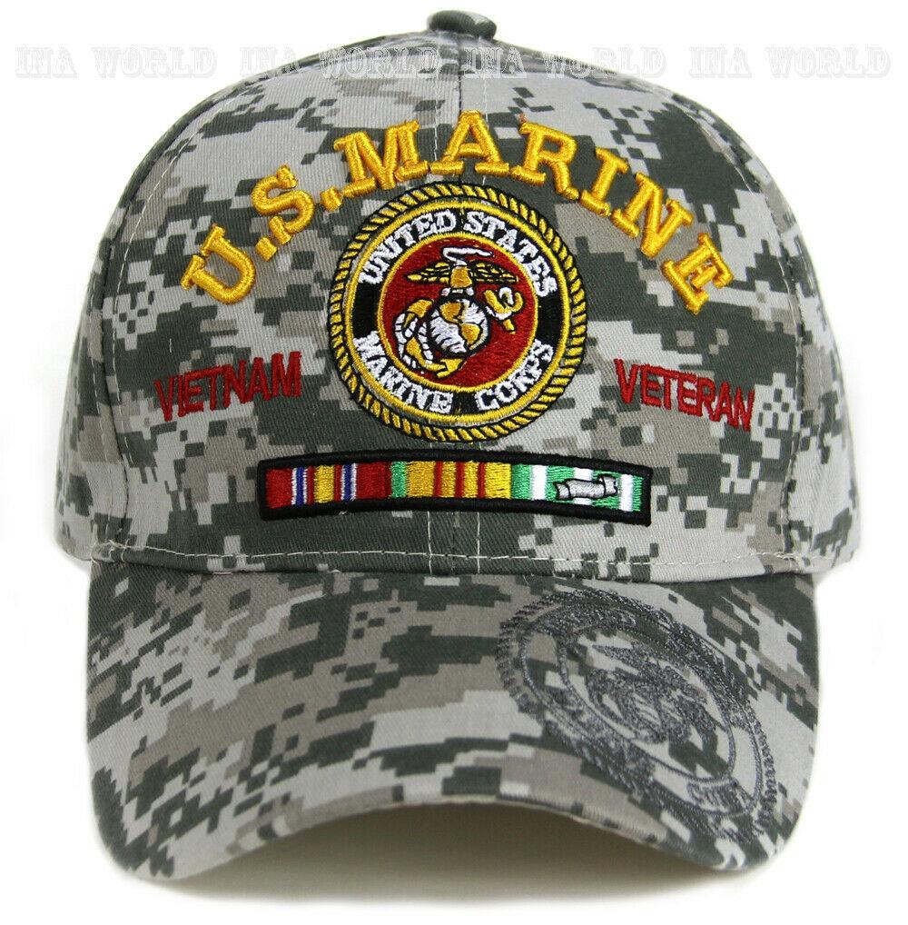 U.S. MARINE Hat MARINE Corps Logo Military Officially Licensed Baseball ...