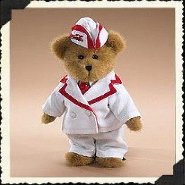 Primary image for Boyds Bears "AL" 10" Plush Coca Cola Plush Bear -#919943-Licensed - NWT- Retired